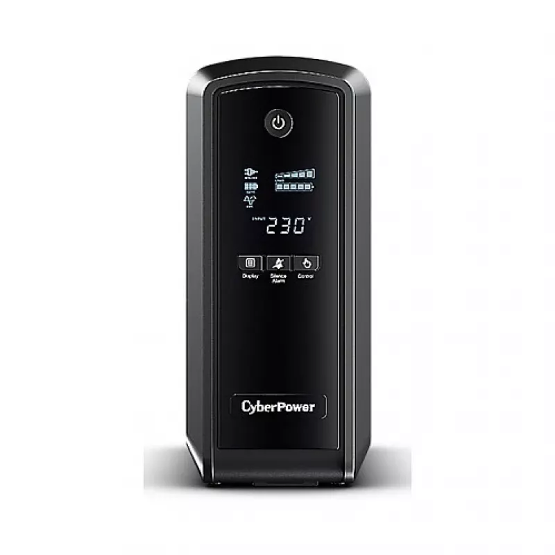 CyberPower CP900EIPFCLCD nepārtrauktās barošanas avots (UPS) Line-Interactive 0,9 kVA 540 W 6 maiņstrāvas kontaktligzdas