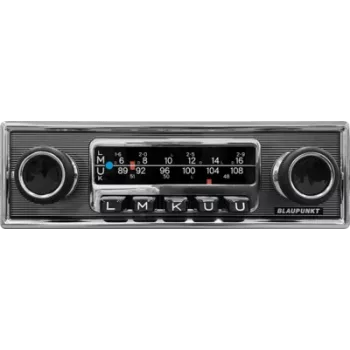 Auto radio BLAUPUNKT Frankfurt Stereo MB — retro dizains, DAB+ gatavs, Bluetooth, AUX, USB