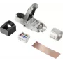Renkforce RJ45 spraudnis CAT 8.1 8P8C spraudnis lauka montāžai (bez instrumentiem) sudraba krāsā RF-4495306 1 gab. (RF-4495306)