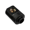 Griezes momenta uzgriežņu atslēgas gala savienotājelements EK Water Blocks EK-Quantum Torque Rotary 90° Melns 2,3 cm
