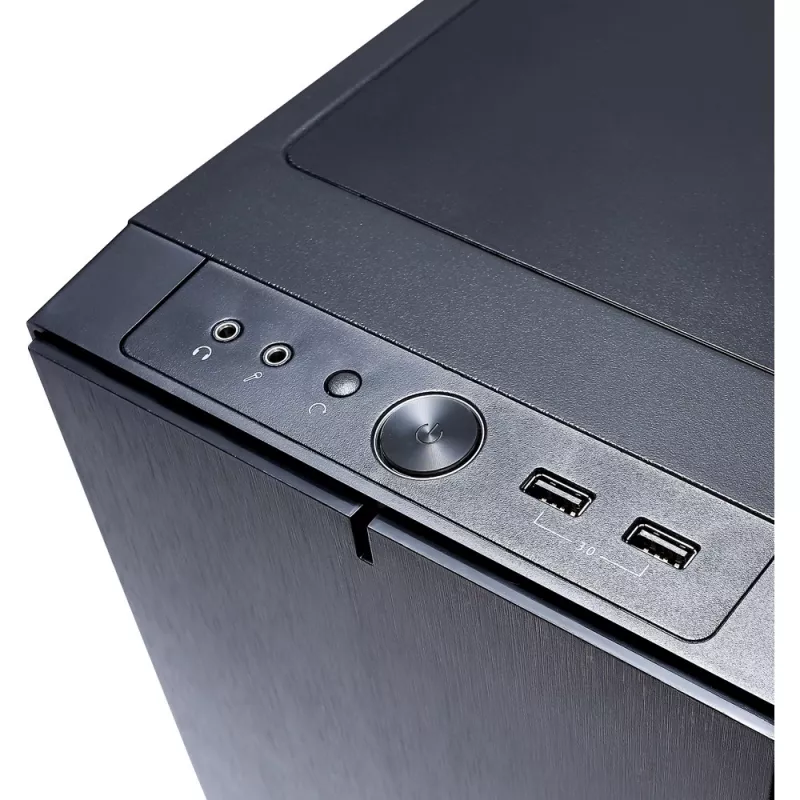 Fractal Design Define Nano S - Window - Tornis - ITX - bez barošanas bloka (ATX) - Melns - USB/Audio (FD-CA-DEF-NANO-S-BKW)
