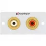 Kontaktligzda 2 x RCA Kindermann 7444000510
