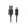 USB 2.0 kabelis LANBERG CA-USBO-10CU-0005-BK — USB A uz USB C, 0,5 m, melna