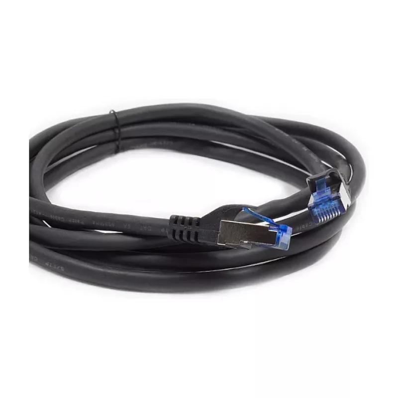 Good Connections Cat.6A komutācijas kabelis SmartFLEX HF melns 15m