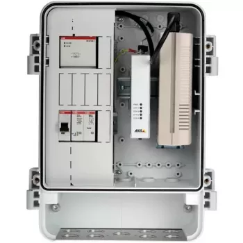 Axis T98A18-VE Media Converter Cabinet A - Media pārveidotājs - GigE - 10Base-T, 100Base-TX, 1000Base-X, 100Base-X - 2 porti - RJ-45 / SFP (mini-GBIC)