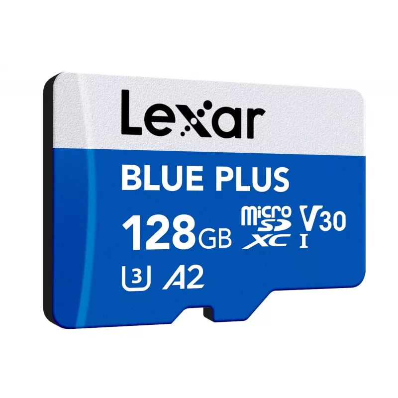 MicroSDXC atmiņas karte Lexar BLUE PLUS 128 GB UHS‑I U3 V30 170 MB/s