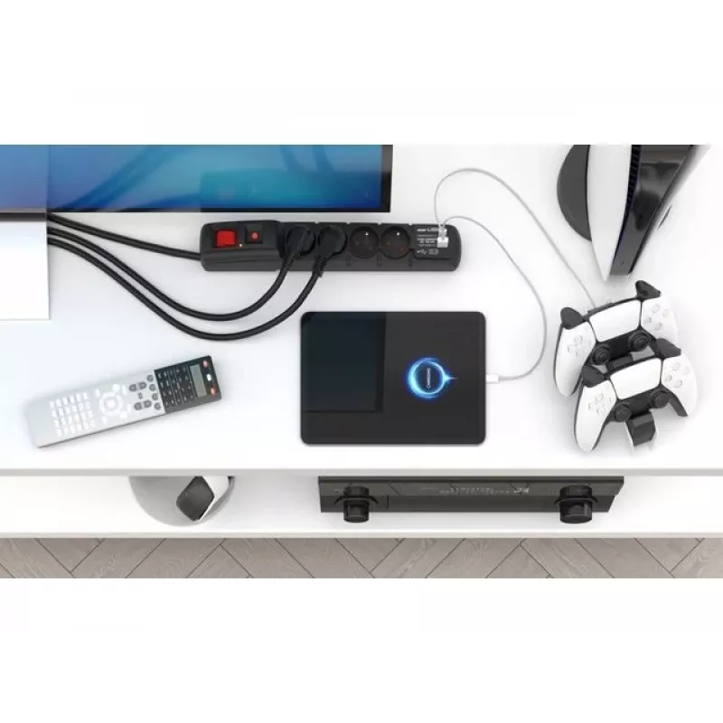 USB lādētājs Acar F4 PD 3.0 QC 4 porti 3 m kabelis