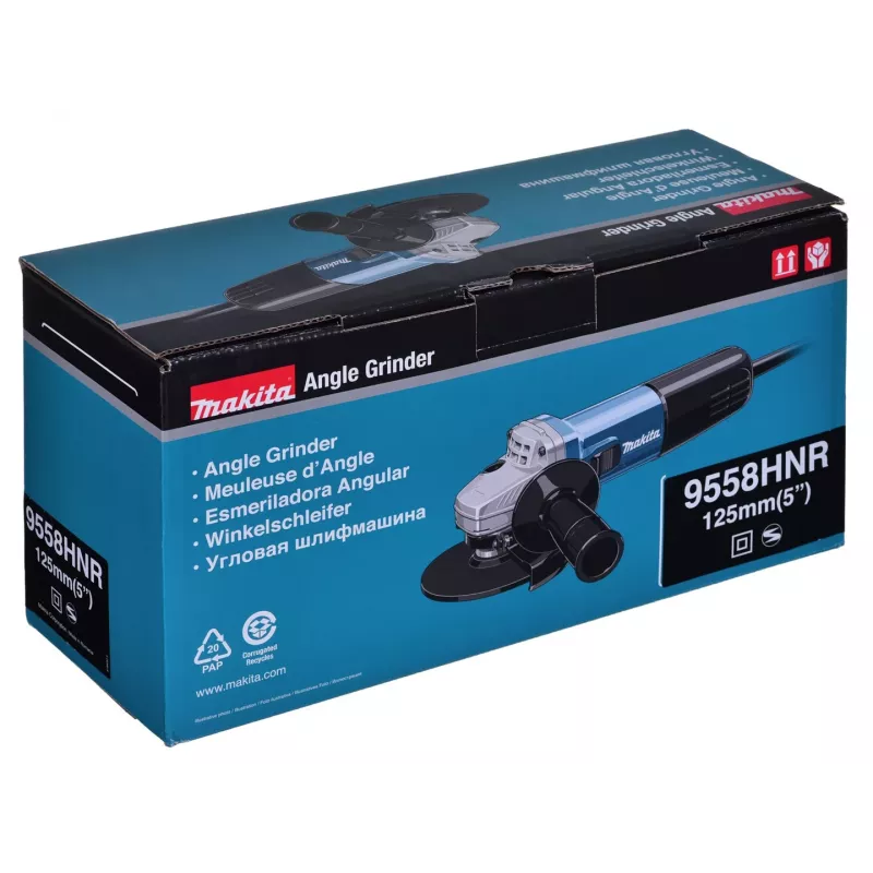 Makita 9558HNR leņķa slīpmašīna, 125 mm