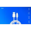 USB 2.0 kabelis SAVIO CL-168, USB A (vīrišķais) uz USB C (vīrišķais), 3 m, balts