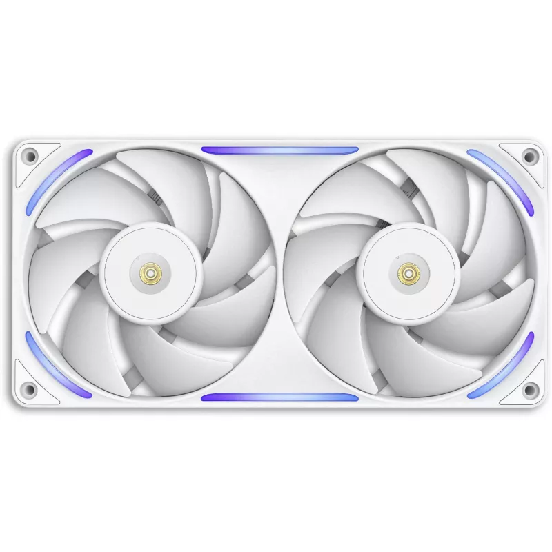 Datora korpusa ventilators NZXT F240X 120 mm balts, 1 gab., 240×120×30 mm