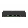 NETGEAR GSM4230UP pārvaldāms L2/L3 Gigabit Ethernet (10/100/1000) ar strāvas padevi caur Ethernet (PoE) 1U melns