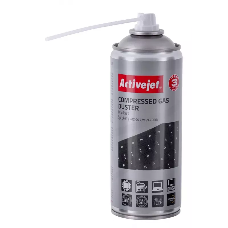 Gaisa spiediena tīrītājs ActiveJet AOC-200 — aprīkojuma tīrīšanas aerosols, 400 ml, metālam/plastmasai, elektronikai