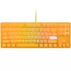 Ducky One 3 TKL klaviatūra Spēļu USB QWERTY angļu Dzeltena
