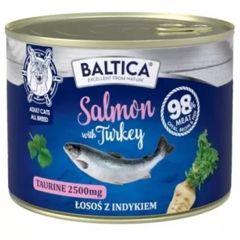 BALTICA Excellent lasis ar tītaru - mitrā kaķu barība - 185g