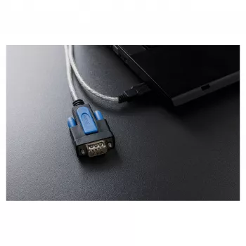 USB 2.0 uz RS232 adaptera kabelis DIGITUS DA-70170, FTDI mikroshēmojums, 1,8 m, USB Type-A uz DB9