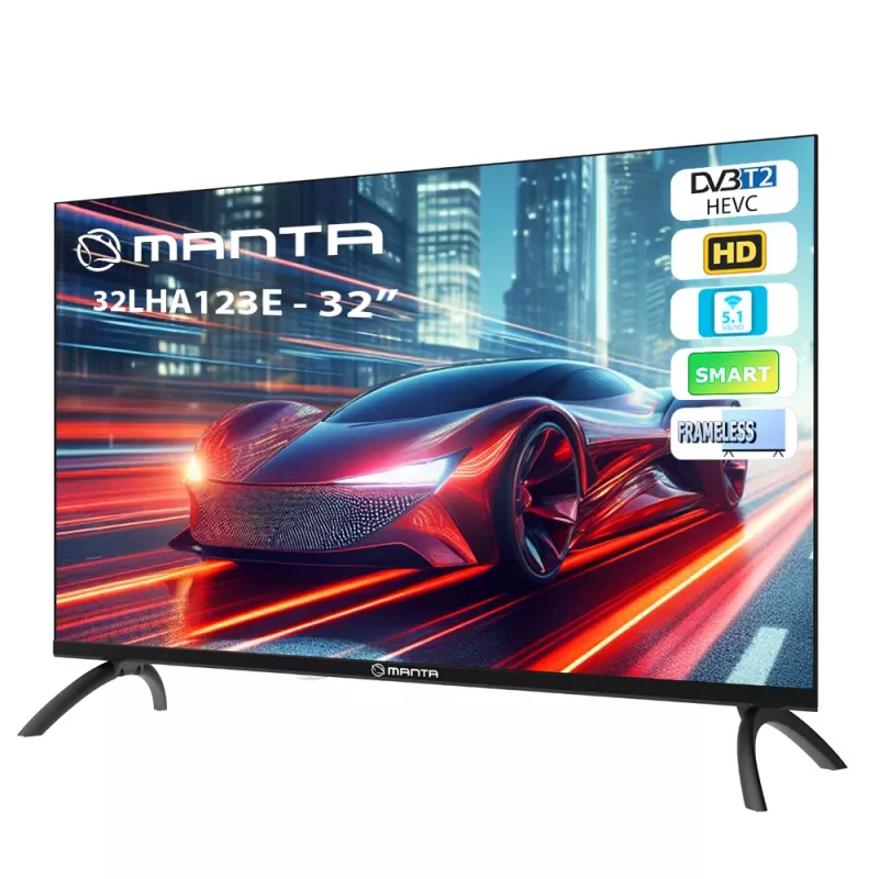 TV Manta 32LHA123E 32 collu HD LCD 1366 x 768