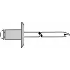 Aklo kniežu GESIPA 5x14 mm, alumīnija korpuss ar tērauda stieni, 250 gab.