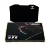 Peļu paliktnis PATRIOT Viper Gaming melns — polimērs/gumija, LED fona apgaismojums, USB barošana, neslīdoša pamatne, 353,5×242,7 mm, 5,5 mm biezums