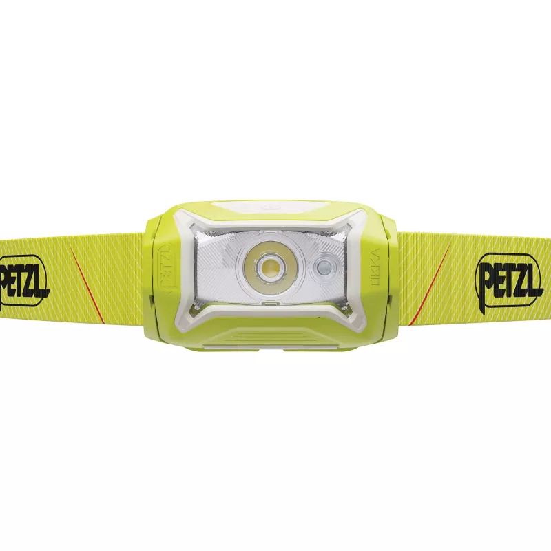 Galvas lukturis Petzl TIKKA 350 lm dzeltens — 350 lūmeni, kompakts LED galvas lukturis