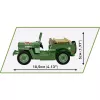 Būvbloki COBI Medical Willys MB 130 gabali 6 gadi