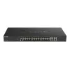 D-Link 24-portu 10G SFP+, 4-portu 10GBASE-T viedais pārvaldāmais slēdzis