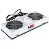 ROLINE ventilatora bloks 26.21.0019 — 2 ventilatori 19 collu sienas montāžas korpusam, pelēks