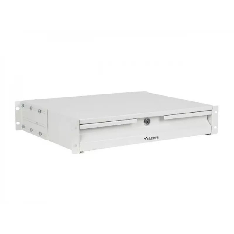 ATVILKTNE SKAPJIEM 19 2U 360MM PELĒKA LANBERG (2U/483X360MM, KRAVĀTĪBA LĪDZ 90KG, 4-PUNKTU MONTĀŽA)