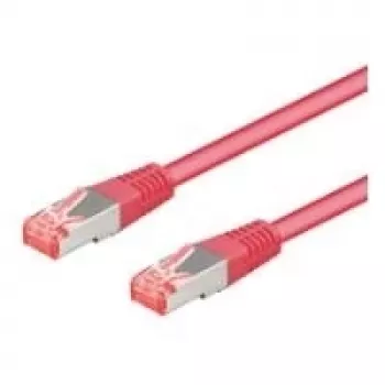 Wentronic 93661 Ethernet komutācijas kabelis fuksīna krāsā