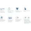IP tālrunis Grandstream DP725 bezvadu klausule, pelēka, 1.8 collu TFT displejs, 20 līnijas, Li-Ion 1500 mAh