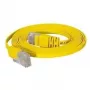 Tīkla kabelis Tecline 0.5m Cat.6 Dzeltens