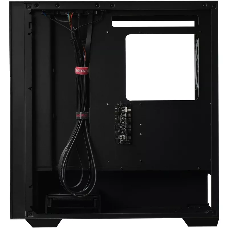 Enermax K8 - Midi Tower - dators - melns - ATX - micro ATX - Mini-ITX - SPCC - rūdīts stikls - spēļu (ECA-EK8-BB-ARGB)
