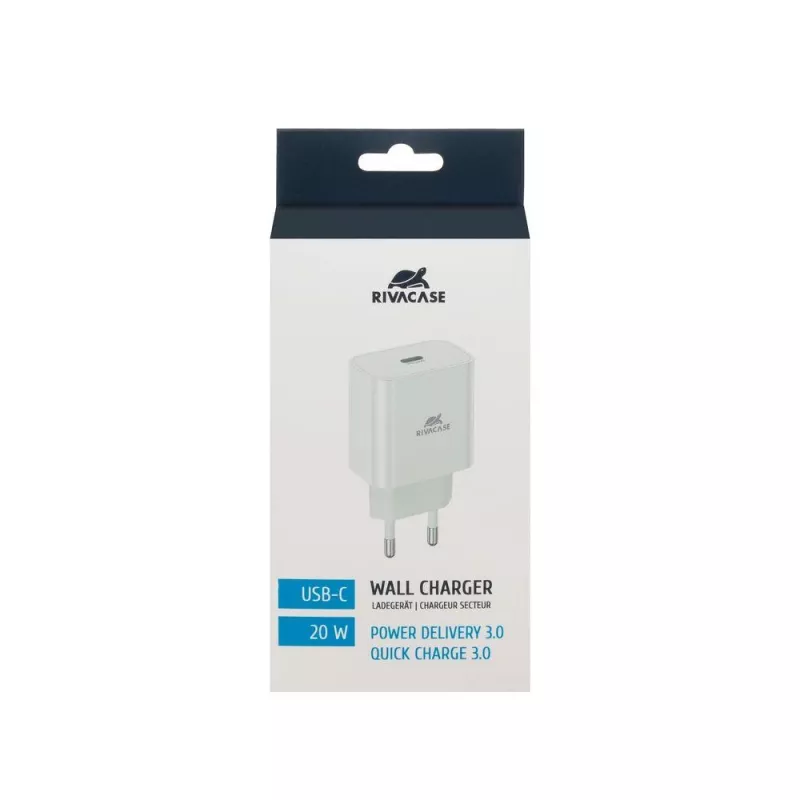 Mobilais lādētājs WALL/WHITE PS4101 W00 Rivacase