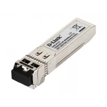 D-Link 10GBase-SR SFP+ raidītājs, 80/300m, optiskā šķiedra, 10000 Mbit/s, SFP+, LC, 50/125,62.5/125 µm, SR