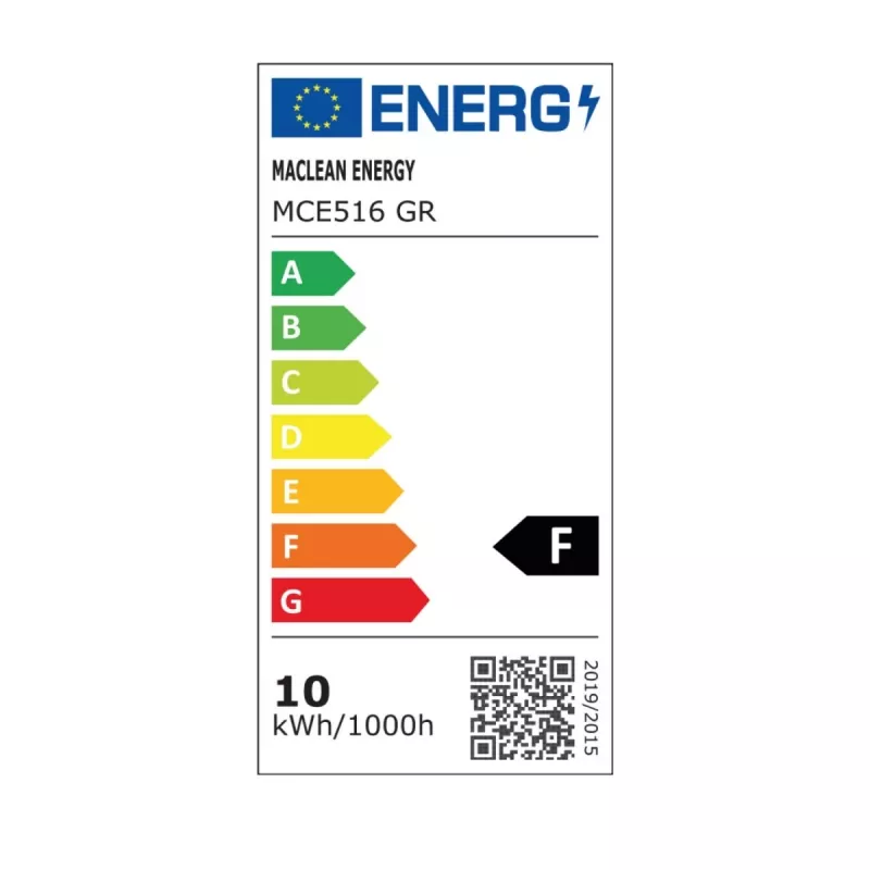 LED prožektors MACLEAN MCE516 ar PIR kustības sensoru, 50W, pelēks