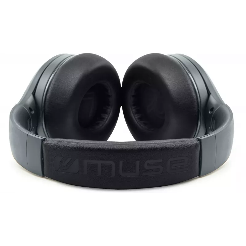 Austiņas muse M-295 ANC — bezvadu supra-aural, Bluetooth un USB-C, 20–20 000 Hz, 260 g, pelēkas