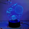 Manta SNL118RGB RGB 3D dekoratīvā LED lampa
