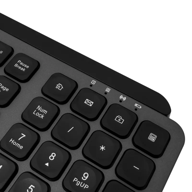 Bezvadu tastatūra SBOX WK-26 US ar multivides taustiņiem un US izkārtojumu
