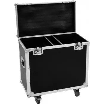 Roadinger Flightcase TMH-S200 2x — aizsargpārvalks audio iekārtu transportēšanai