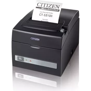 POS printeris Citizen CT-S310-II — Tiešā termiskā druka 203 x 203 DPI, 160 mm/s, 80/58 mm, vadu savienojums, melns