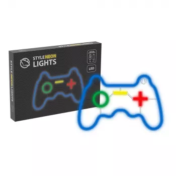 Vadāmais USB spēļu kontrolleris MANTA SNL55MT ar neona gaismām