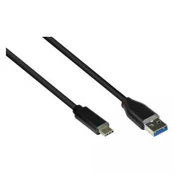 Good Connections USB3.0 kabelis A-USB-C melns 3m
