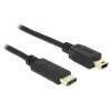 USB kabelis DeLOCK 2m USB2.0-C Mini-USB B 83336