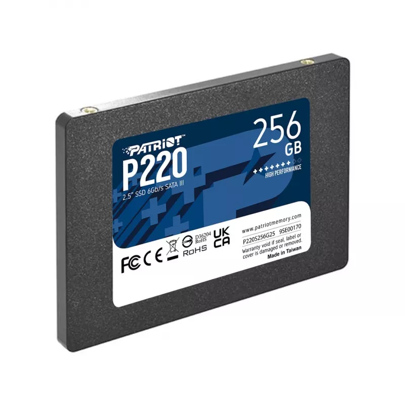 SSD disks Patriot P220 256GB 2.5collu SATA III