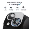 Safemo ST1 SolarCam 4K UHD video, 8x tālummaiņa, 132° skats, nakts redzamība, Wi-Fi 2,4 GHz, 3W saules, balts