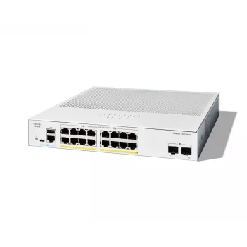 Pārvaldīts slēdzis Cisco Catalyst 1300-16FP-2G 16 portu GE Full PoE
