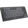 LOGITECH MX Mechanical Mini minimālistiska bezvadu apgaismota tastatūra - GRAPHITE - (US) INTL - 2.4GHZ/BT - N/A - EMEA - KLIKŠĶINOŠA