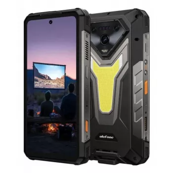 Viedtālrunis UleFone Armor 34 Pro 5G Plus — 6,95 collas 1080x2460, MediaTek Dimensity 7300, 16 GB RAM, 512 GB, 50 MP trīskārša kamera, 25500 mAh, Dual SIM, Android 15, IP68/69K
