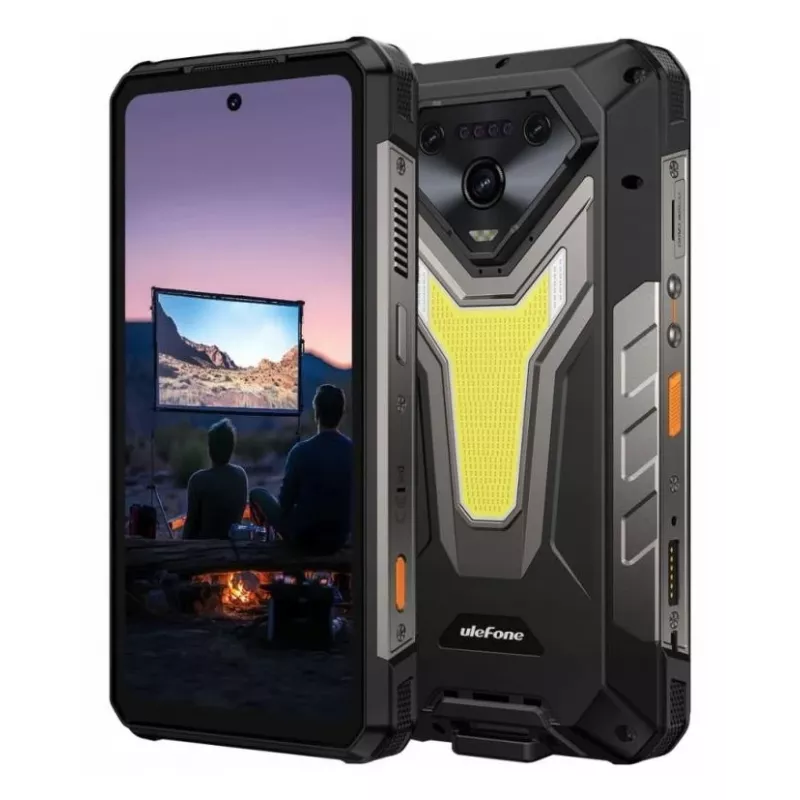 Viedtālrunis UleFone Armor 34 Pro 5G Plus — 6,95 collas 1080x2460, MediaTek Dimensity 7300, 16 GB RAM, 512 GB, 50 MP trīskārša kamera, 25500 mAh, Dual SIM, Android 15, IP68/69K