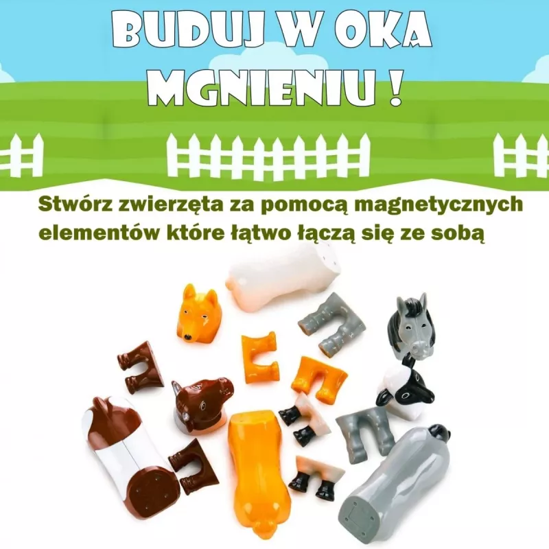 Malblo Magnētiskais lauku dzīvnieku komplekts