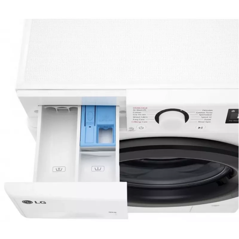 LG F2WR509SBW veļas mazgājamā mašīna, 9 kg, energoefektivitātes klase A